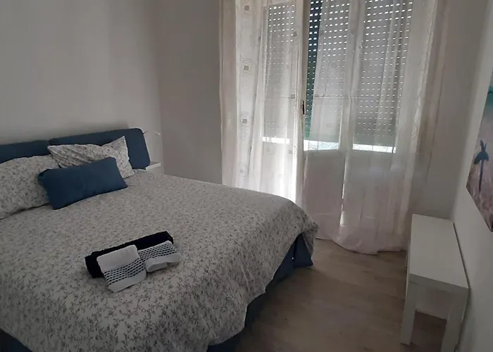 Sunny Sexy Grey & Cool Blue Apartment